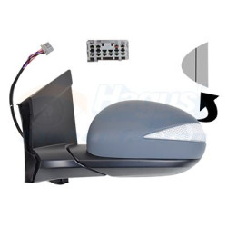 Rétroviseur éléctrique complet gauche