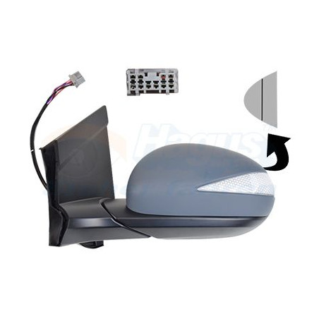 Rétroviseur éléctrique complet gauche