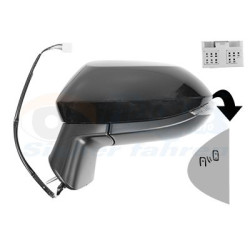 Rétroviseur éléctrique complet gauche