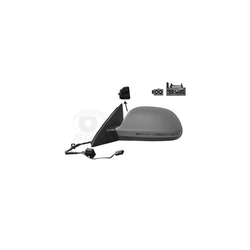 Rétroviseur éléctrique complet gauche