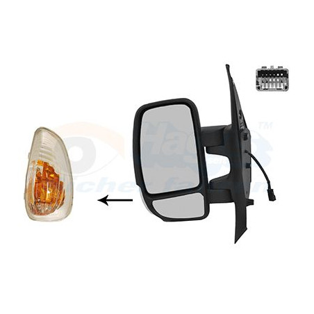 Rétroviseur éléctrique complet gauche