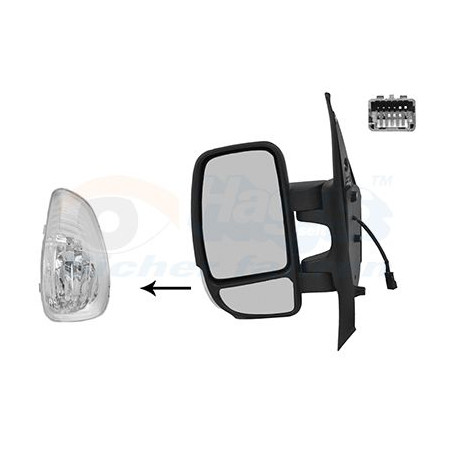 Rétroviseur éléctrique complet gauche