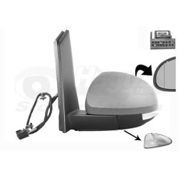 Rétroviseur éléctrique complet gauche