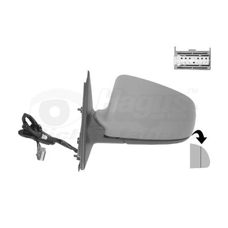 Rétroviseur éléctrique complet gauche