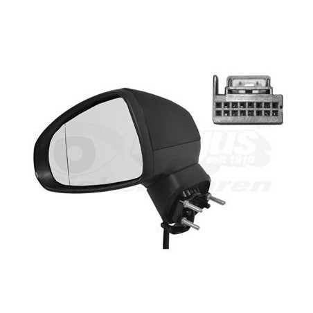 Rétroviseur éléctrique complet gauche