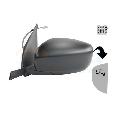 Rétroviseur éléctrique complet gauche