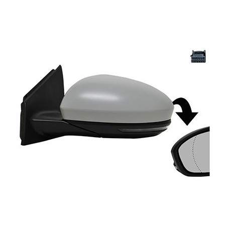 Rétroviseur éléctrique complet gauche