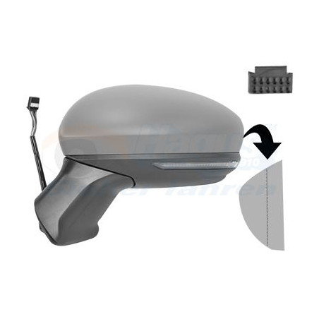 Rétroviseur éléctrique complet gauche