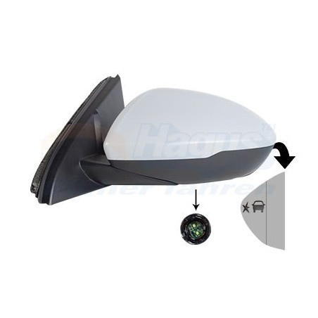 Rétroviseur éléctrique complet gauche