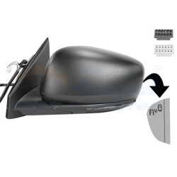 Rétroviseur éléctrique complet gauche
