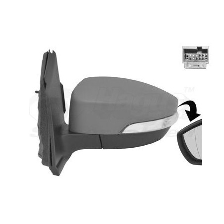 Rétroviseur éléctrique complet gauche
