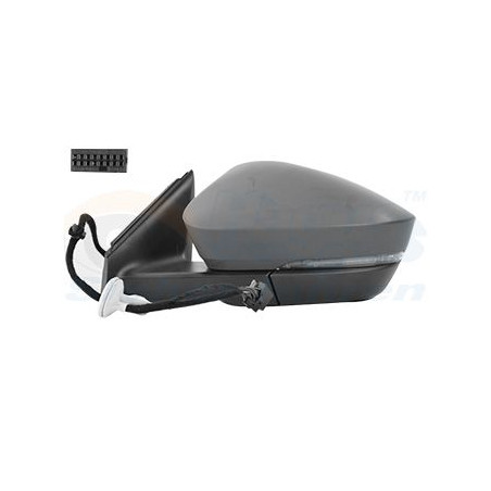 Rétroviseur éléctrique complet gauche