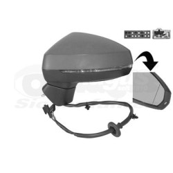 Rétroviseur éléctrique complet gauche