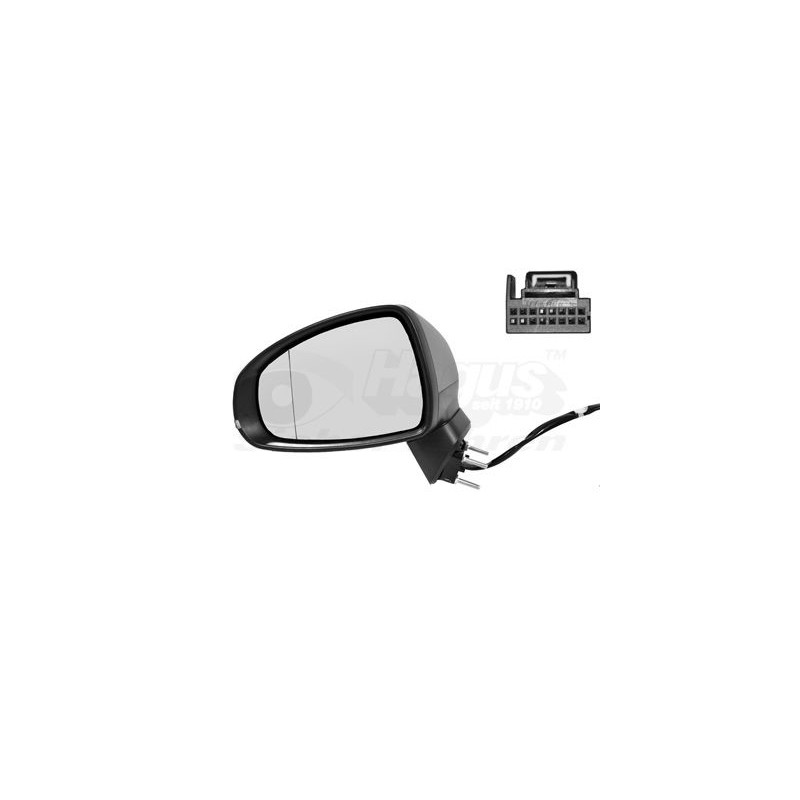 Rétroviseur éléctrique complet gauche