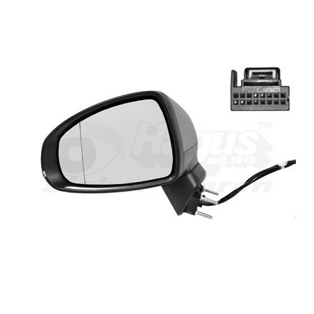 Rétroviseur éléctrique complet gauche