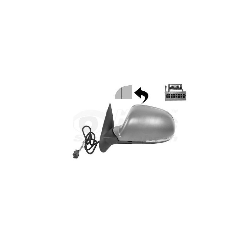 Rétroviseur éléctrique complet gauche