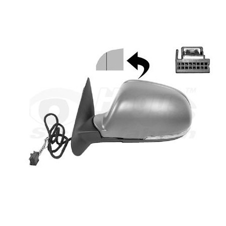 Rétroviseur éléctrique complet gauche