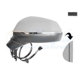 Rétroviseur éléctrique complet gauche