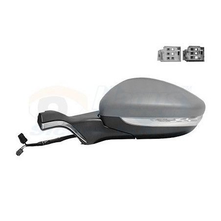 Rétroviseur éléctrique complet gauche
