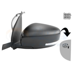 Rétroviseur éléctrique complet gauche