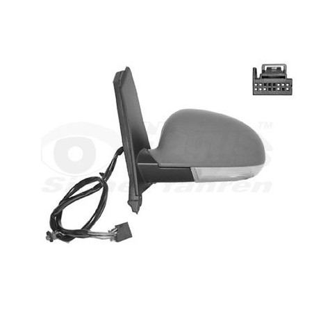Rétroviseur éléctrique complet gauche