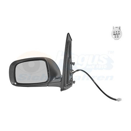 Rétroviseur éléctrique complet gauche