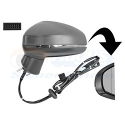 Rétroviseur éléctrique complet gauche
