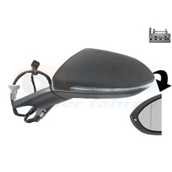 Rétroviseur éléctrique complet gauche