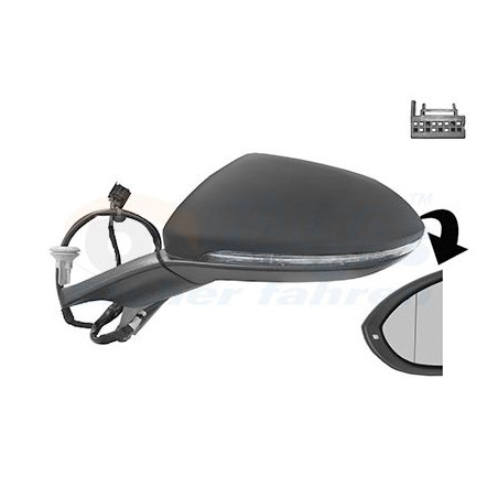 Rétroviseur éléctrique complet gauche