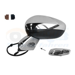 Rétroviseur éléctrique complet gauche