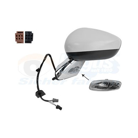 Rétroviseur éléctrique complet gauche