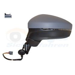 Rétroviseur éléctrique complet gauche