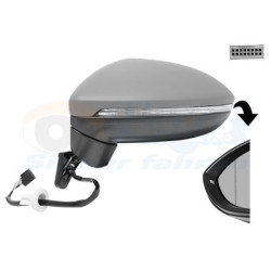 Rétroviseur éléctrique complet gauche