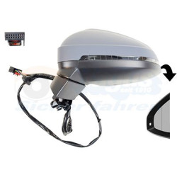 Rétroviseur éléctrique complet gauche