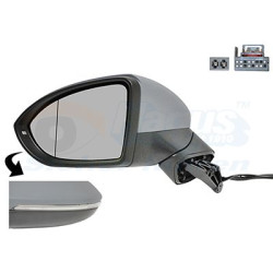 Rétroviseur éléctrique complet gauche