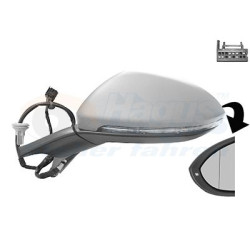 Rétroviseur éléctrique complet gauche