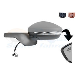 Rétroviseur éléctrique complet gauche