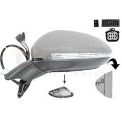 Rétroviseur éléctrique complet gauche