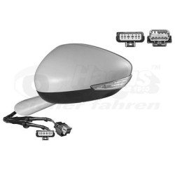 Rétroviseur éléctrique complet gauche