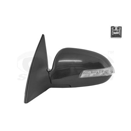 Rétroviseur éléctrique complet gauche