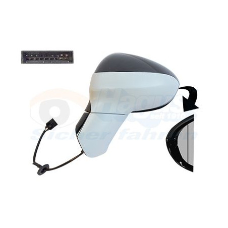 Rétroviseur éléctrique complet gauche