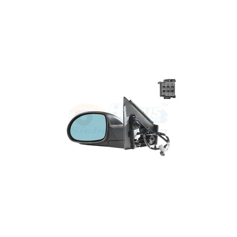 Rétroviseur éléctrique complet gauche