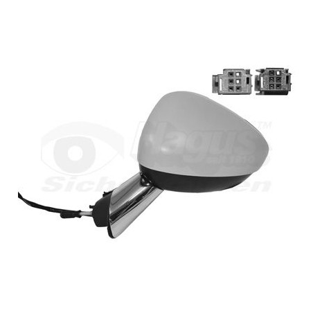 Rétroviseur éléctrique complet gauche