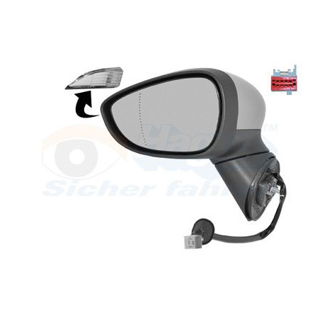 Rétroviseur éléctrique complet gauche