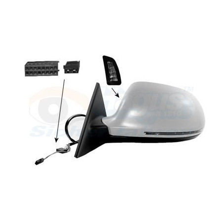 Rétroviseur éléctrique complet gauche