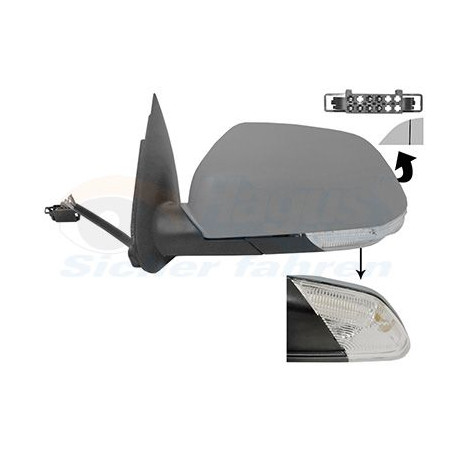 Rétroviseur éléctrique complet gauche