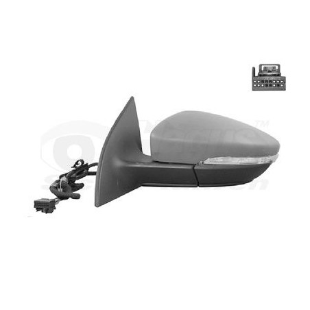 Rétroviseur éléctrique complet gauche