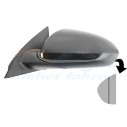 Rétroviseur éléctrique complet gauche