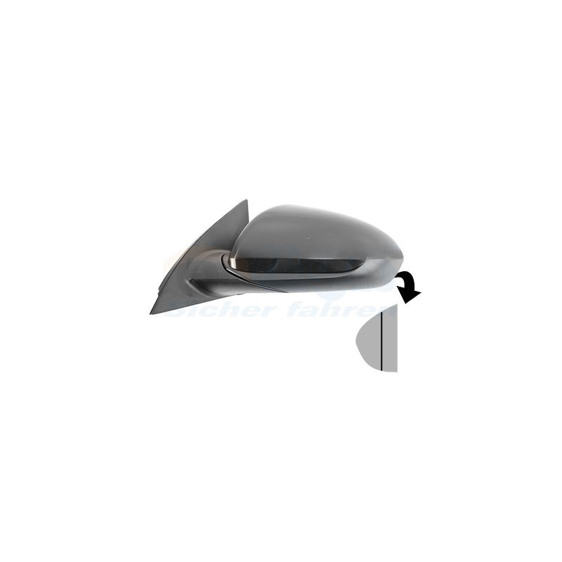 Rétroviseur éléctrique complet gauche