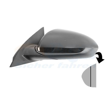 Rétroviseur éléctrique complet gauche